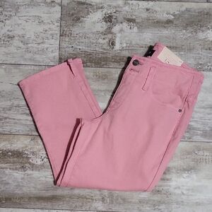 NYDJ Lift-Tuck Technology Pink Capris